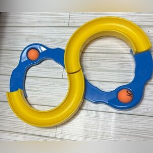 Infinite Loop Toy Game - Blue and Yellow